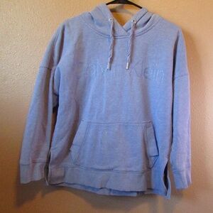 Calvin Klein Lavender Cropped Hoodie